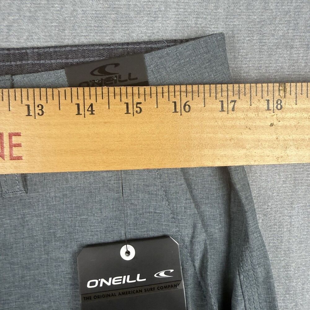 O’Neill Capacity Hybrid Shorts Mens 33 At The Knee 20” Inseam 10” Gray Swim New - Picture 8 of 10